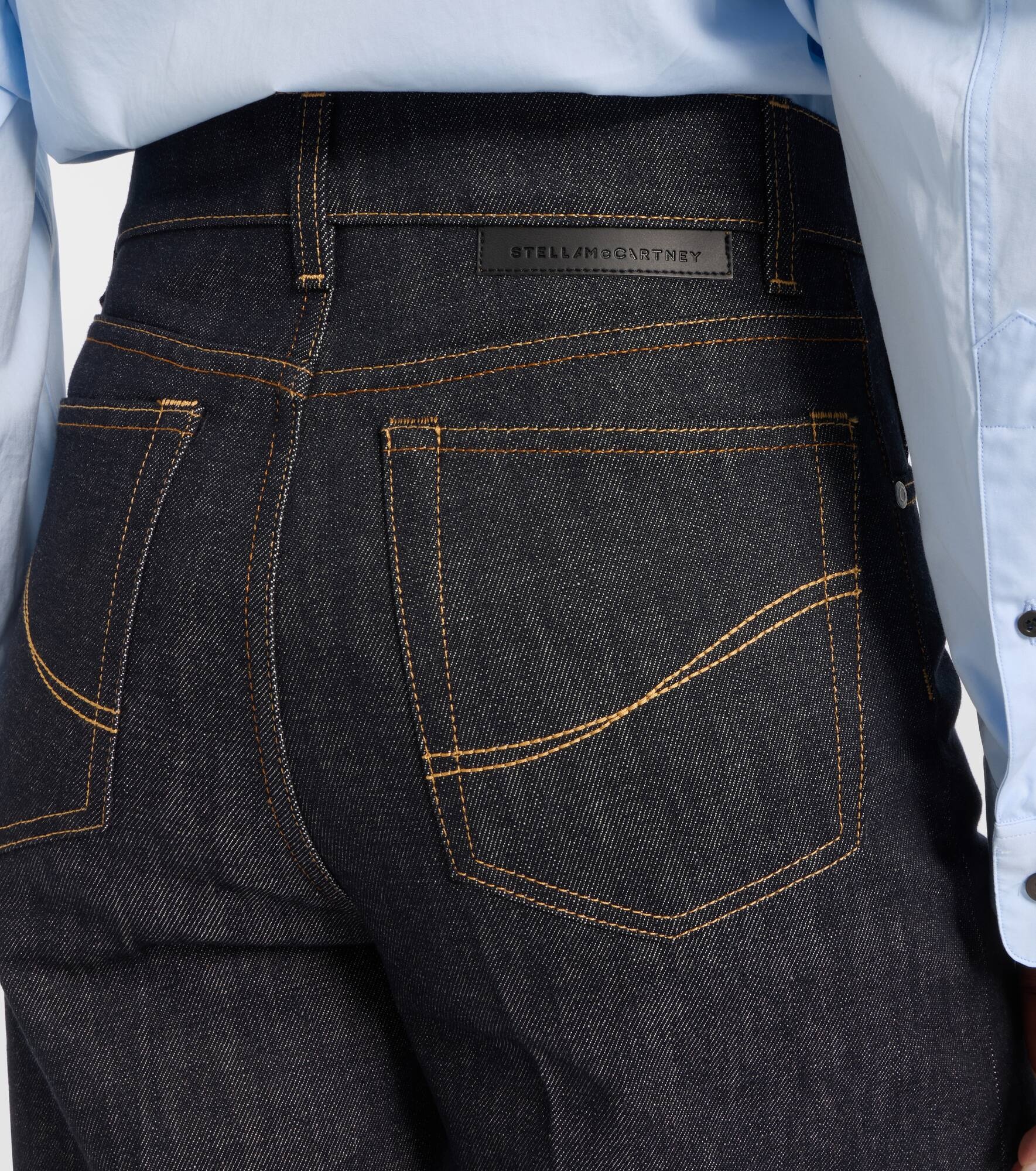 Mid-rise wide-leg jeans - 6