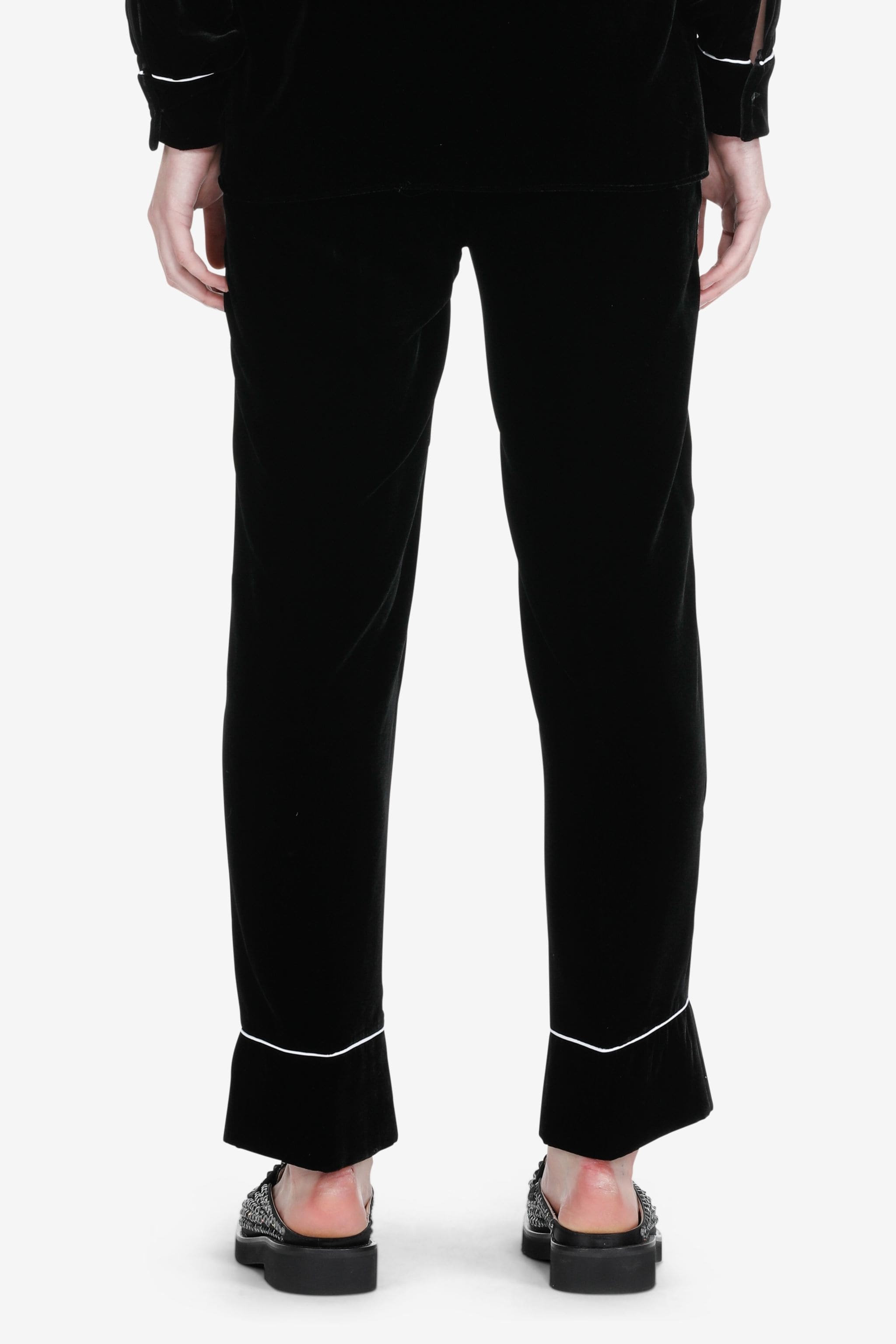 PIPED STRAIGHT-LEG TROUSERS - 2