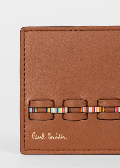 Paul Smith Woven Front Calf Leather Credit Card Holder outlook
