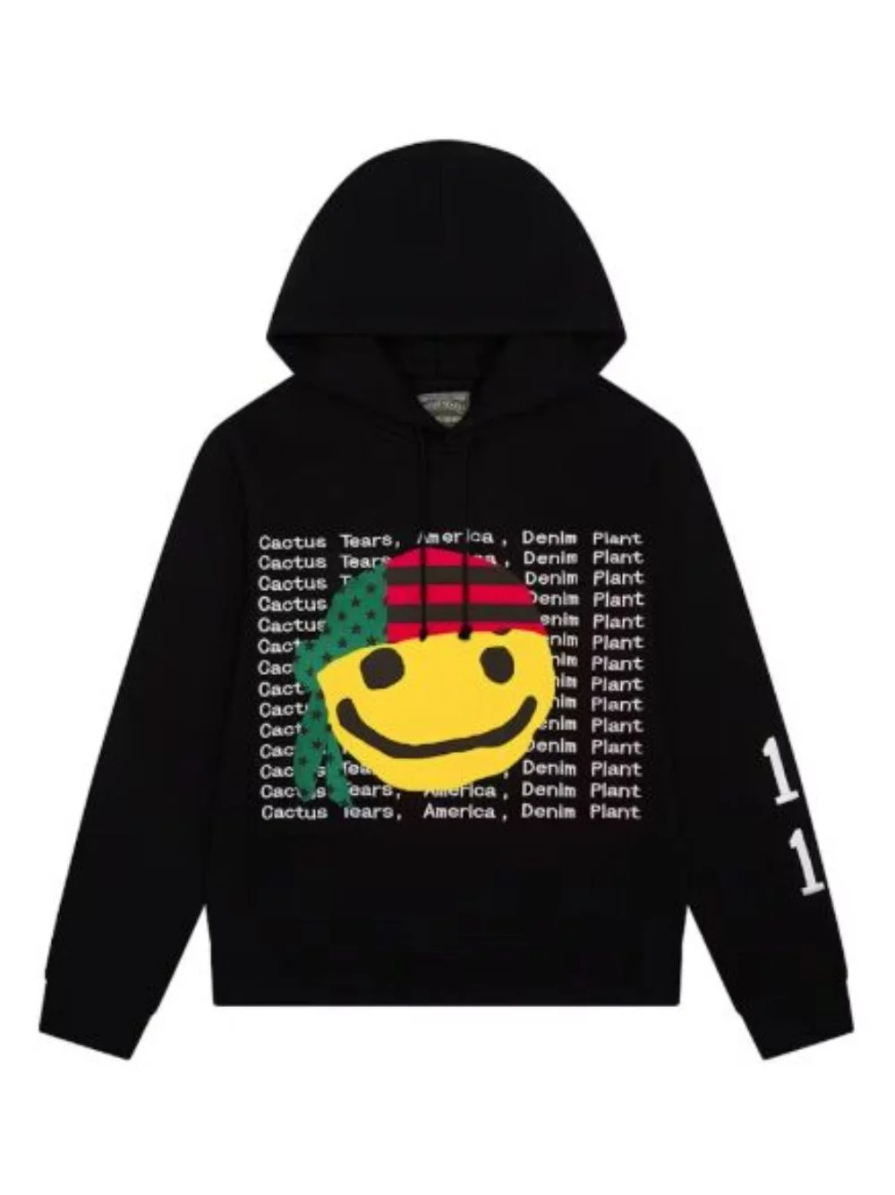 cotton graphic hoodie - 1