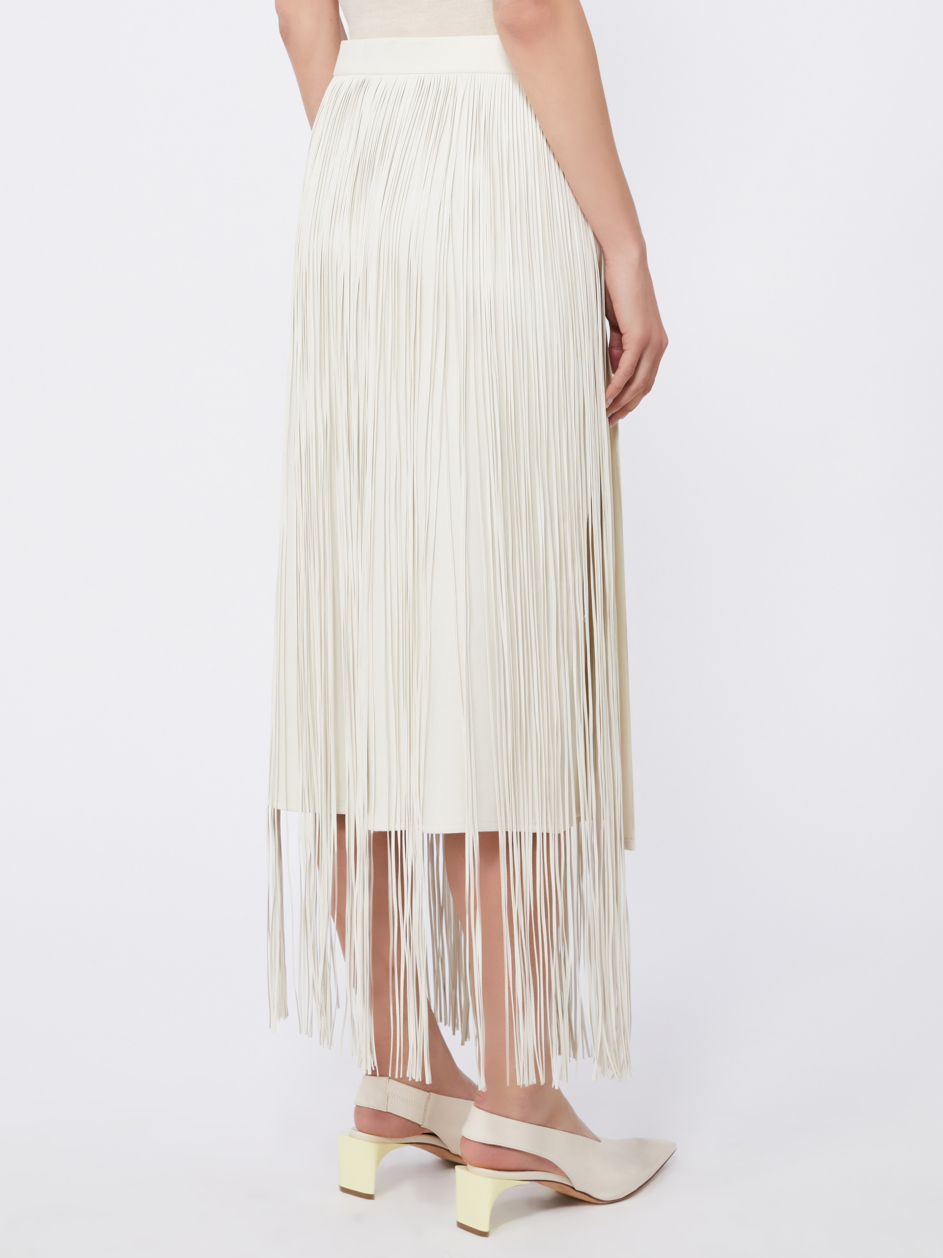 HIBERIS Fringed skirt - 4