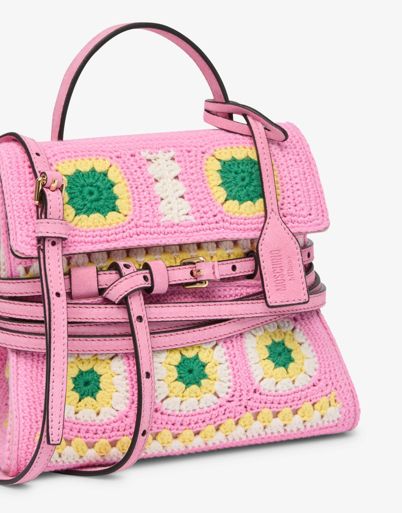 MOSCHINO TIE ME SMALL HANDBAG 3