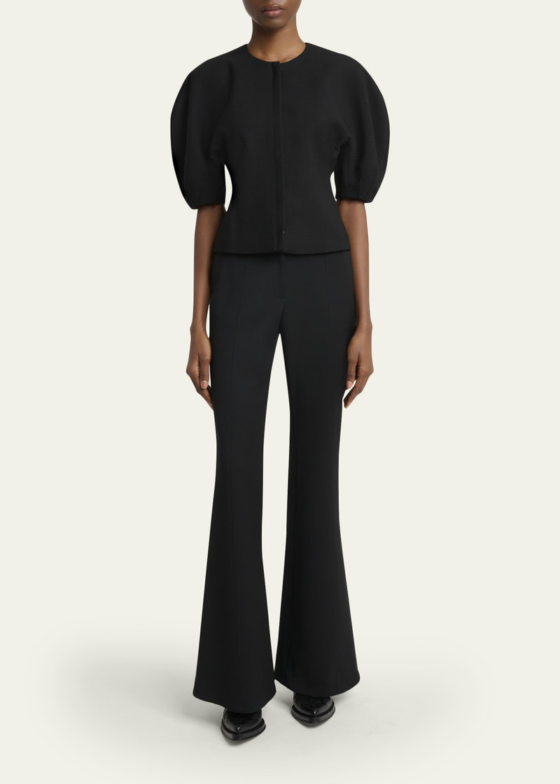 GABRIELA HEARST Rhein Wool Flare Pants outlook