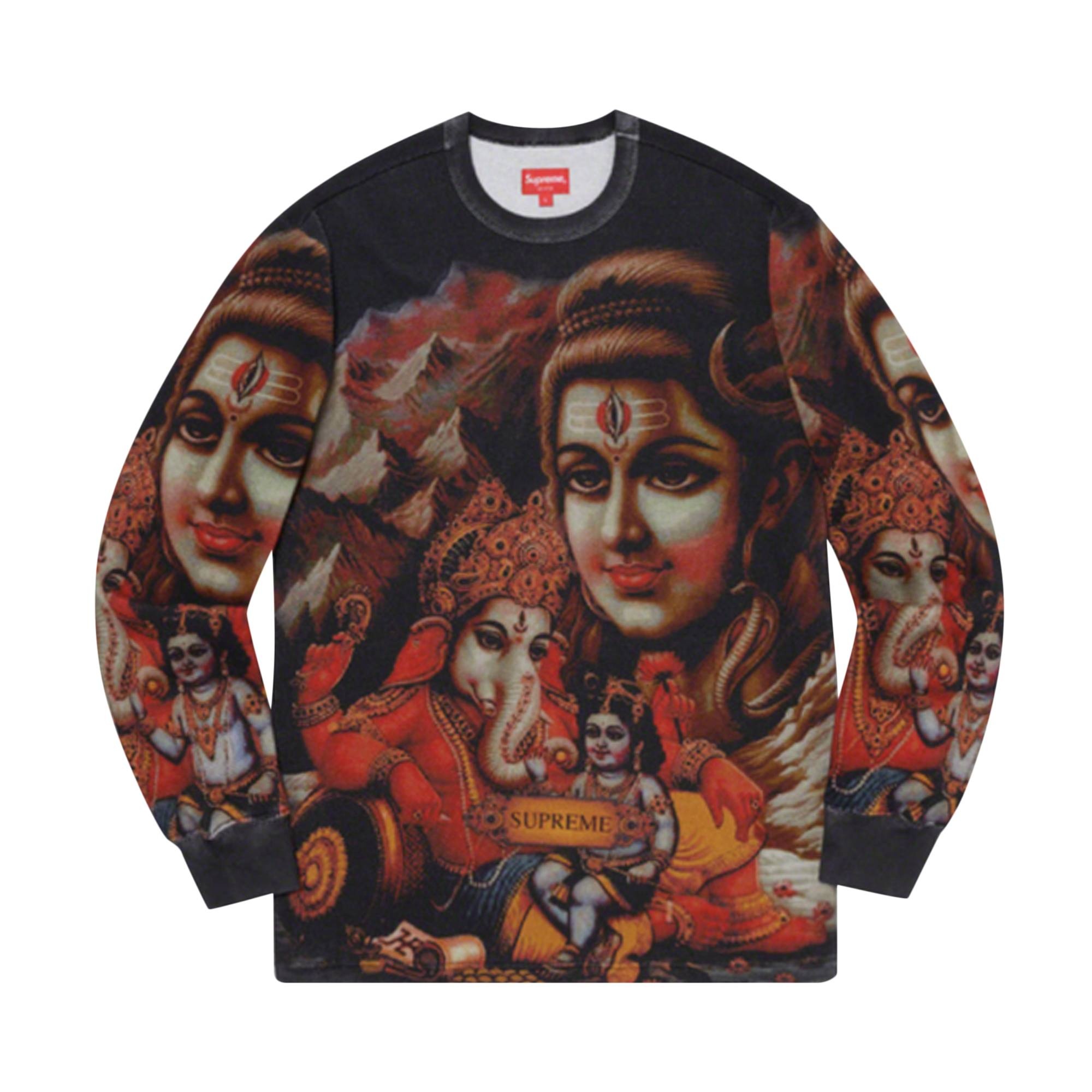 Supreme Ganesh Long-Sleeve Thermal 'Black' - 1