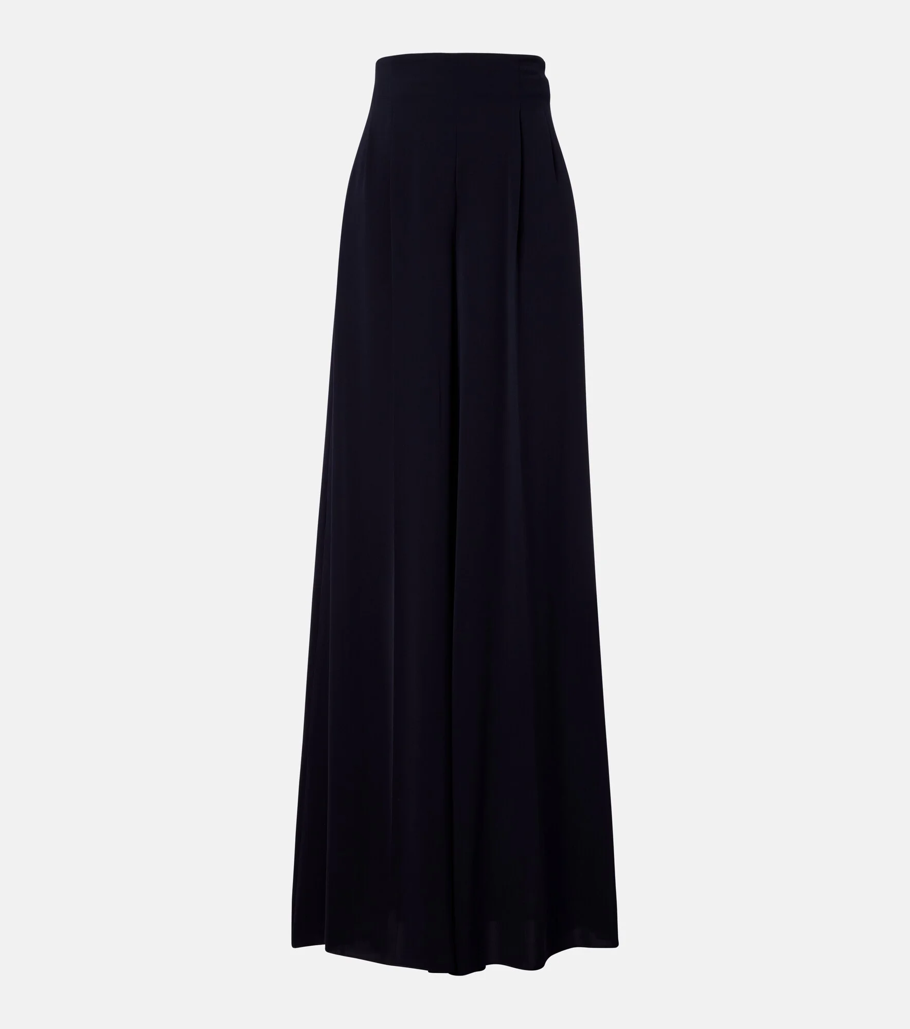 High-rise cady wide-leg pants - 1