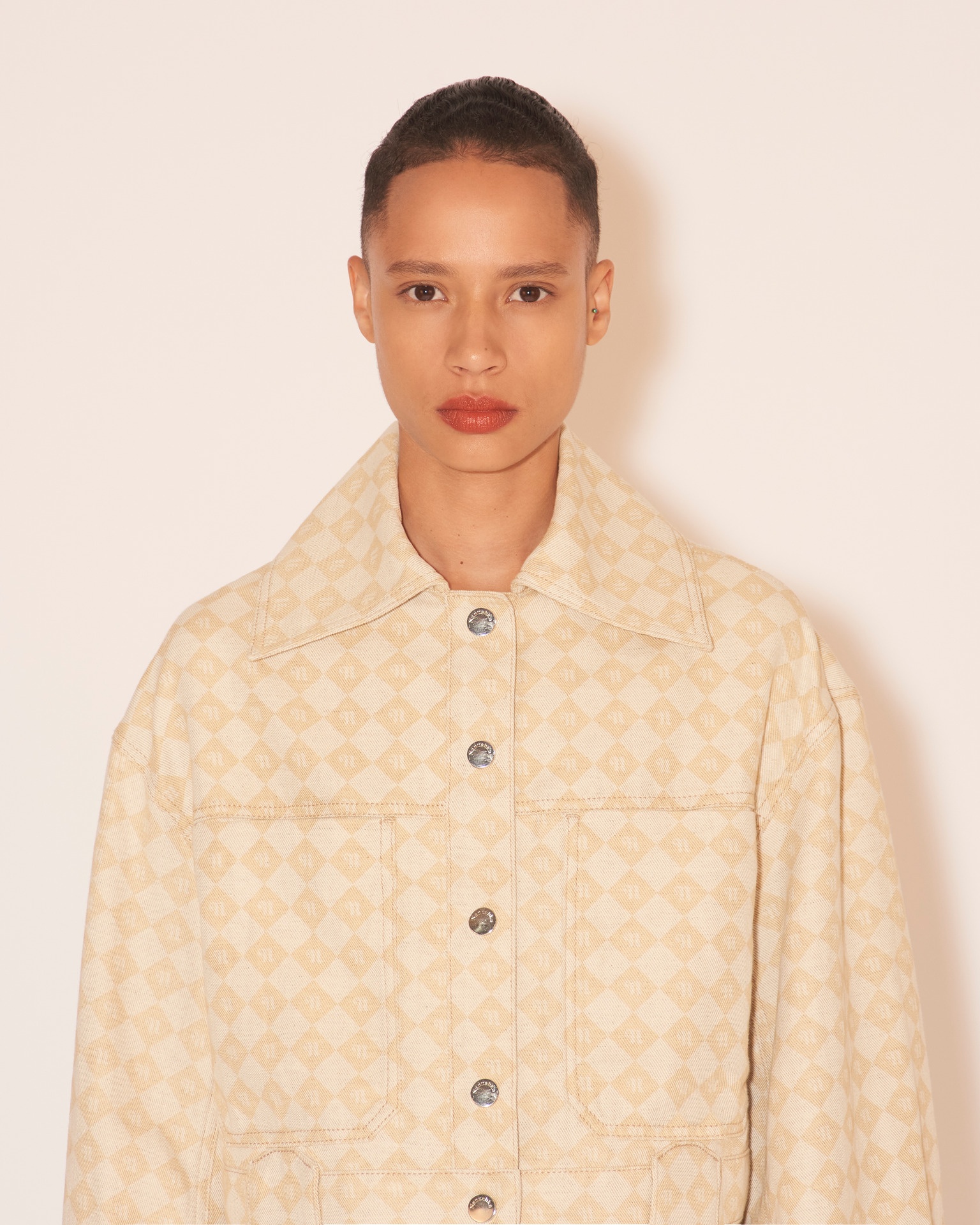 BAMBARI - Cropped denim jacket - Natural - 6