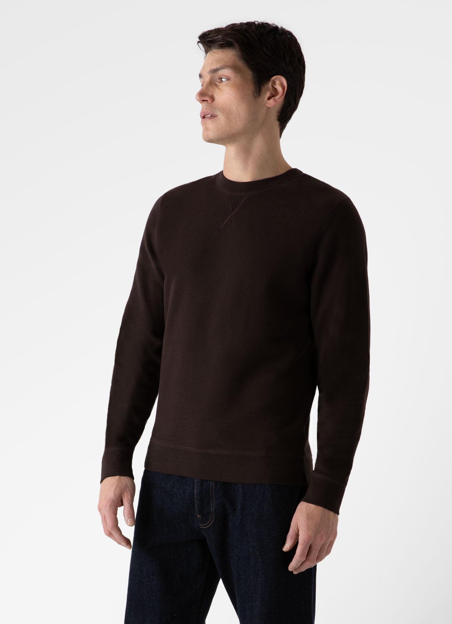 Brushed Loopback Cotton-Jersey Sweatshirt