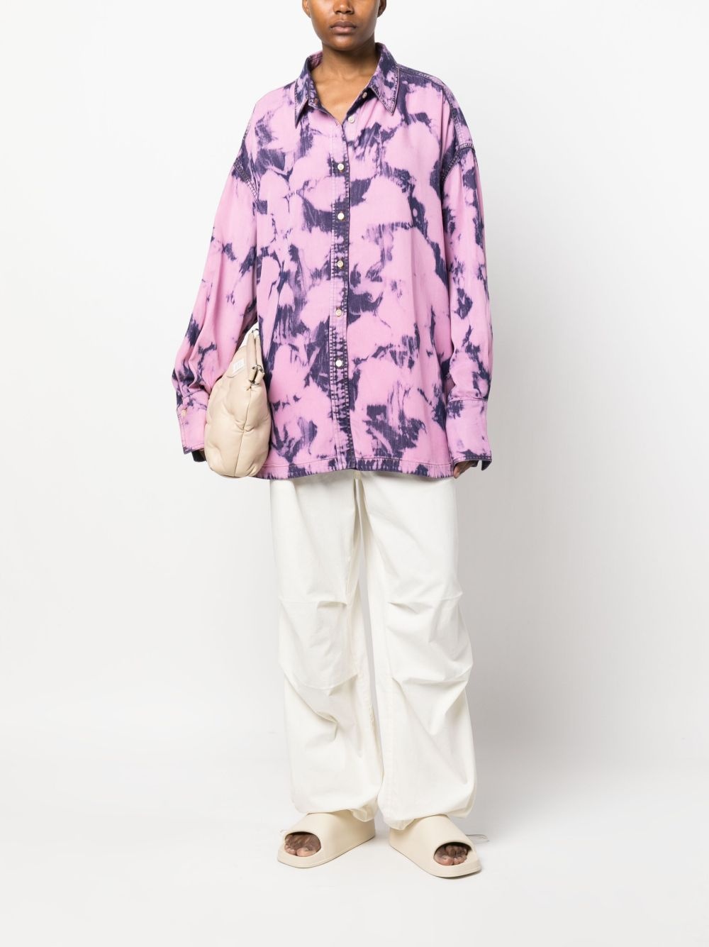 acid-wash TENCEL™ shirt - 2