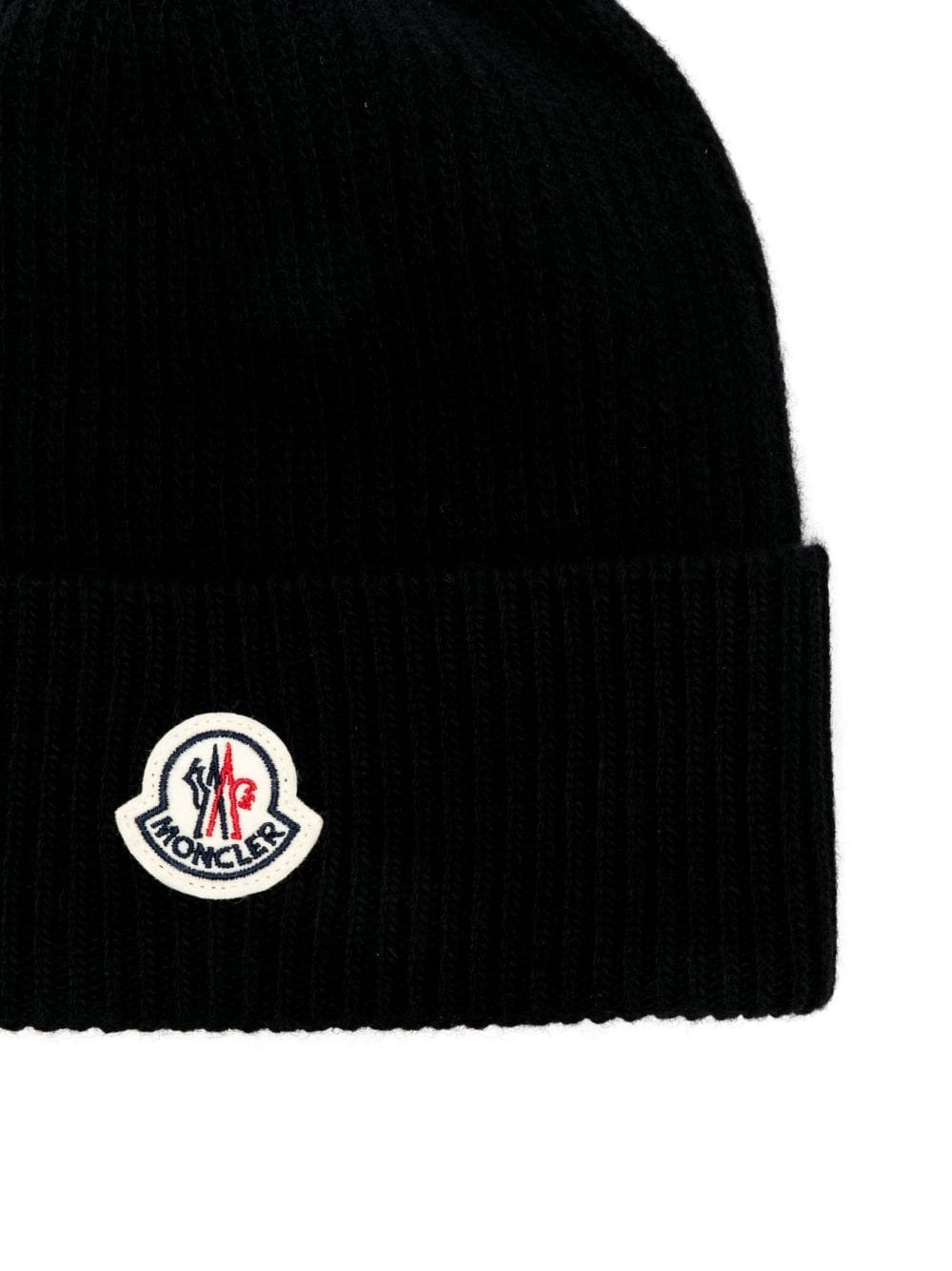 logo-patch beanie hat - 2