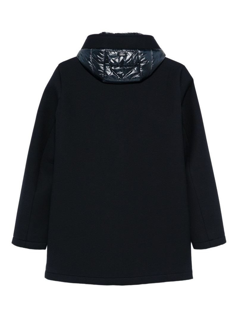 Herno hooded zip-fastening jacket outlook