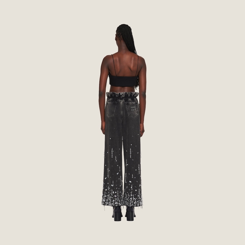 Black denim pants - 3