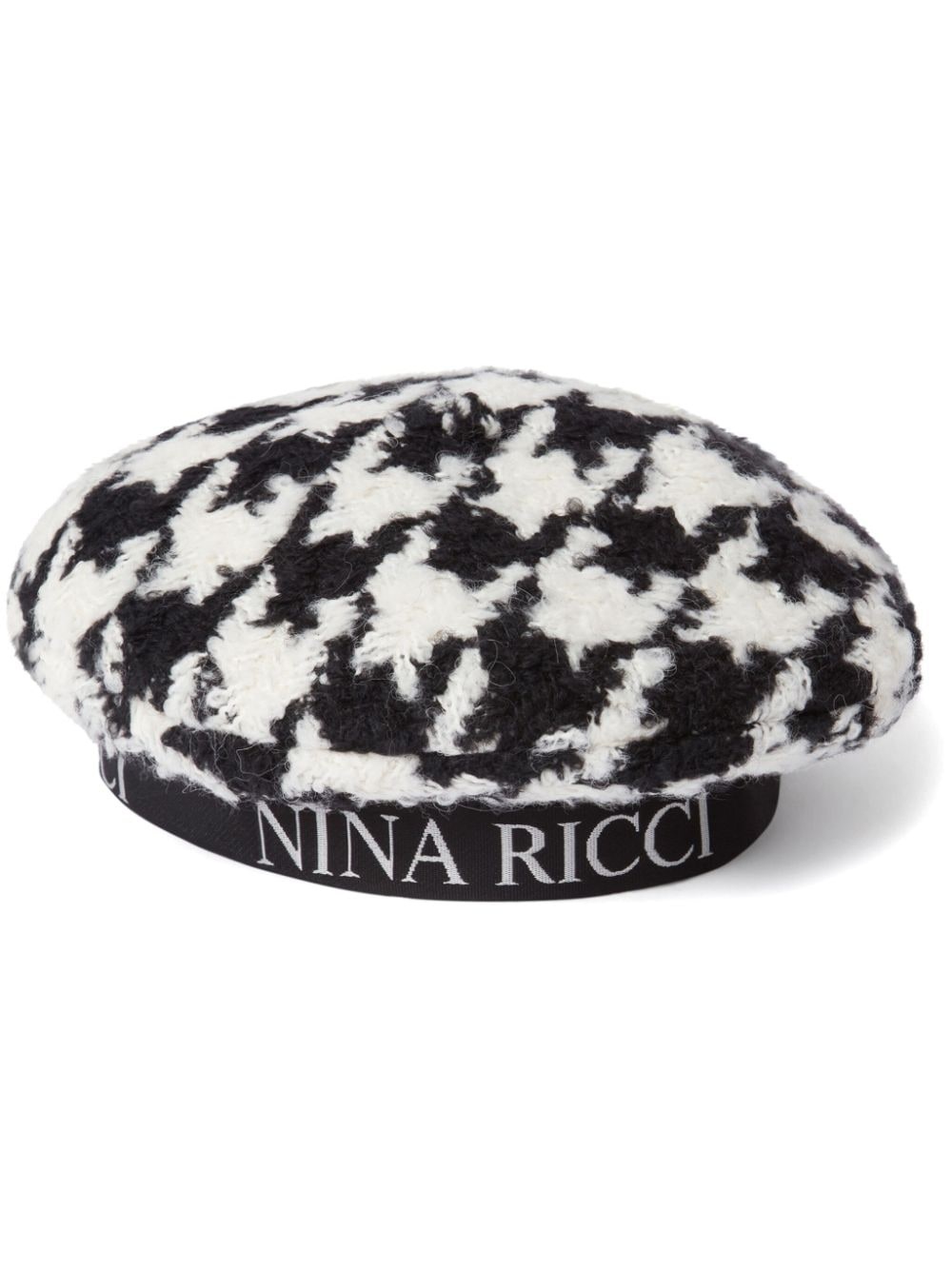 logo wool beret - 1