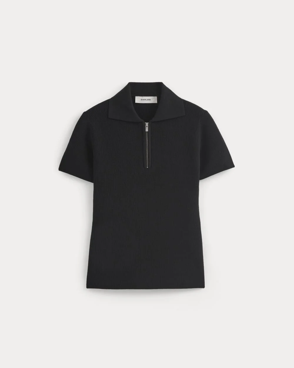 KNIT QUARTER-ZIP POLO - 1