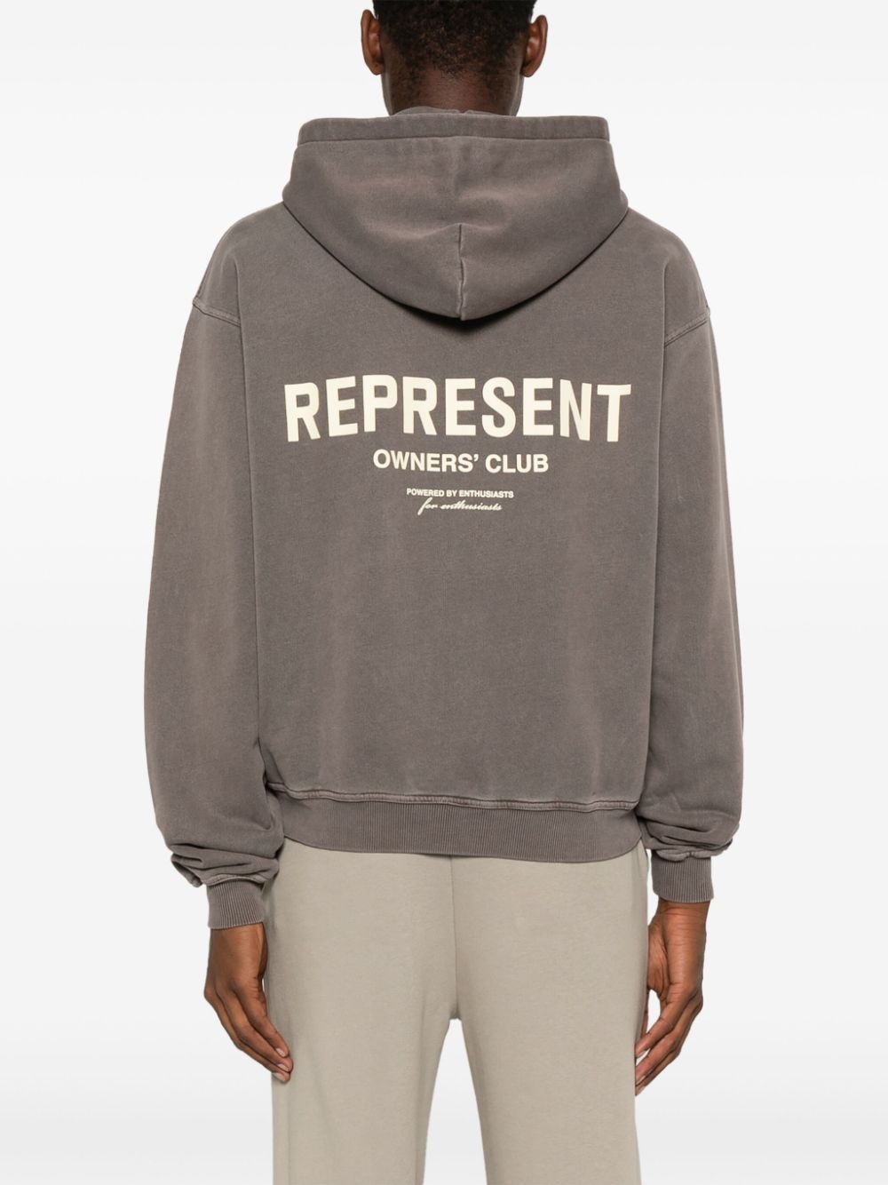 logo-print hoodie - 4