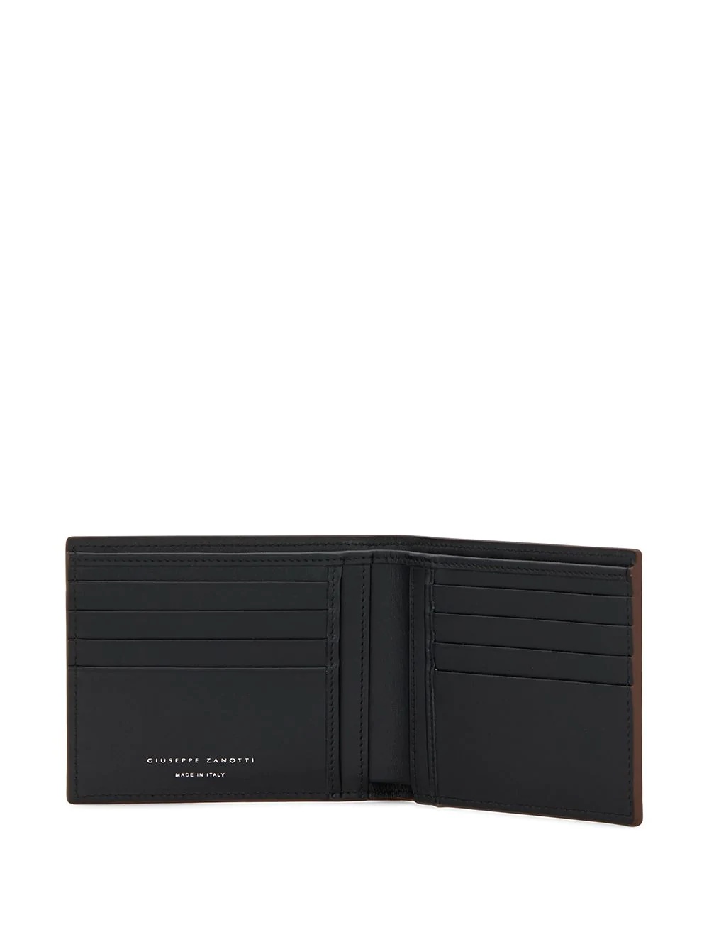 croc-effect bifold wallet - 3