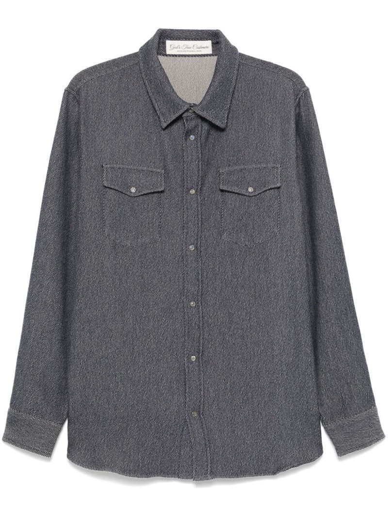denim cashmere shirt 1