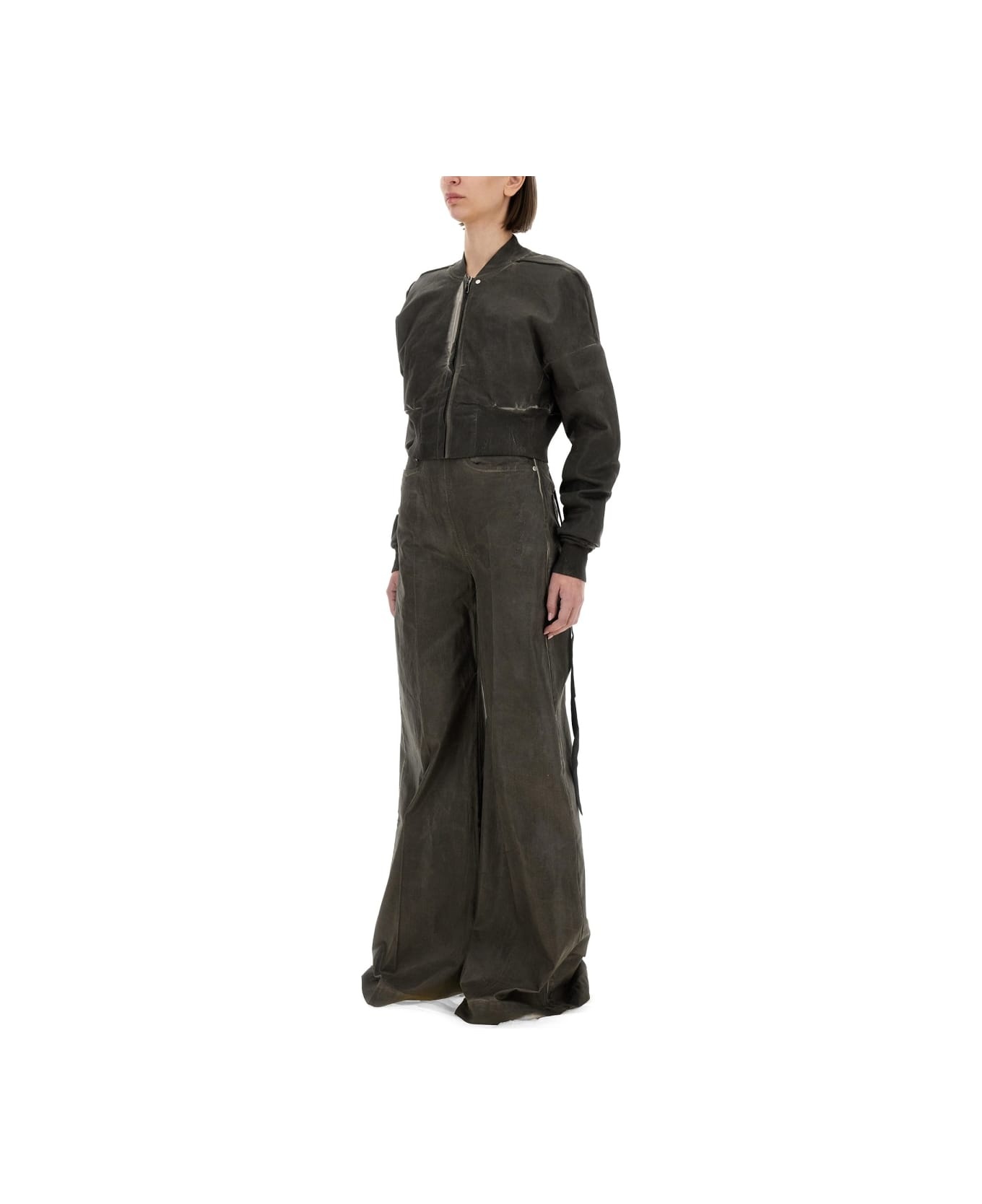Cropped Bomber Jacket Flight Jkt - 2