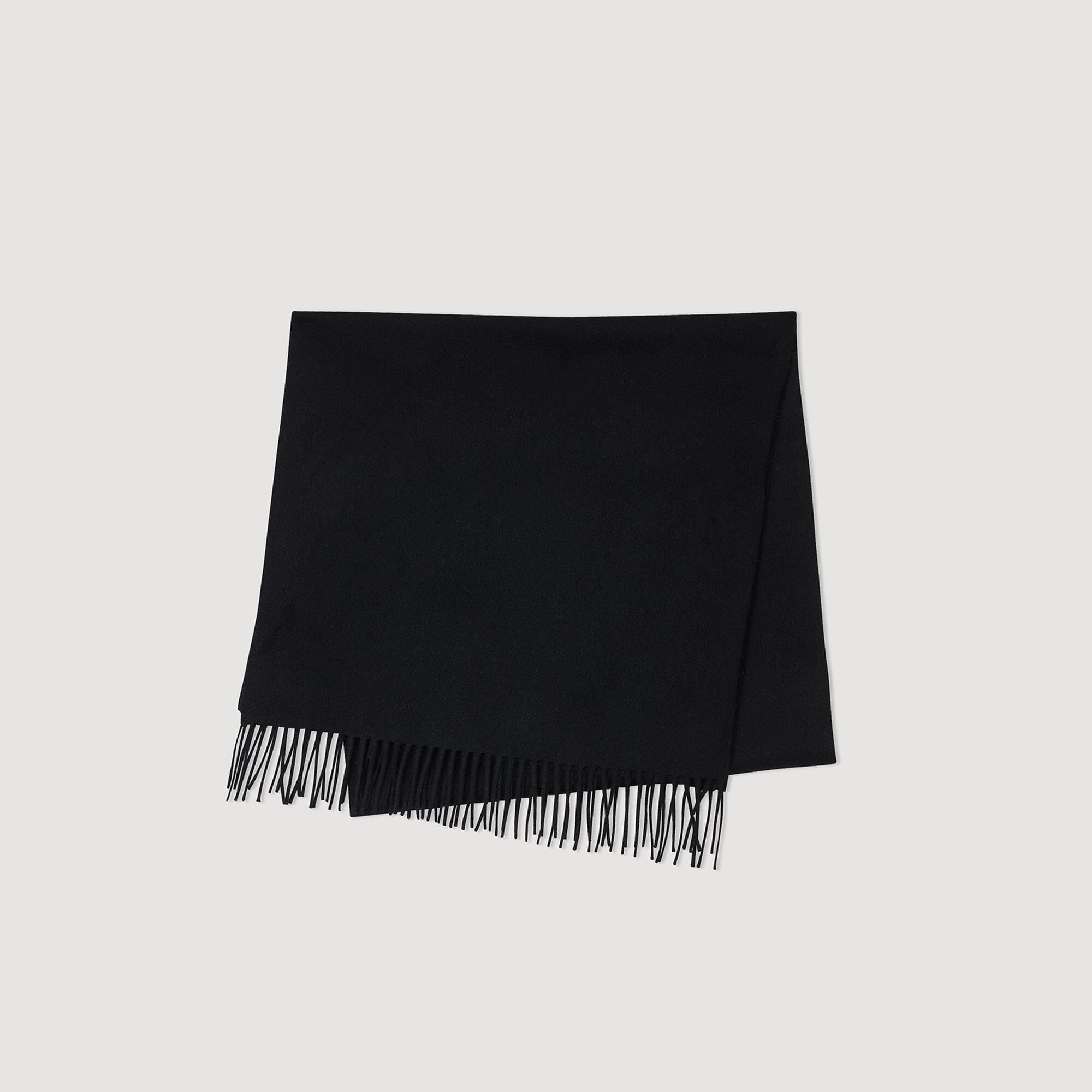 WOOL AND CASHMERE SCARF - 1