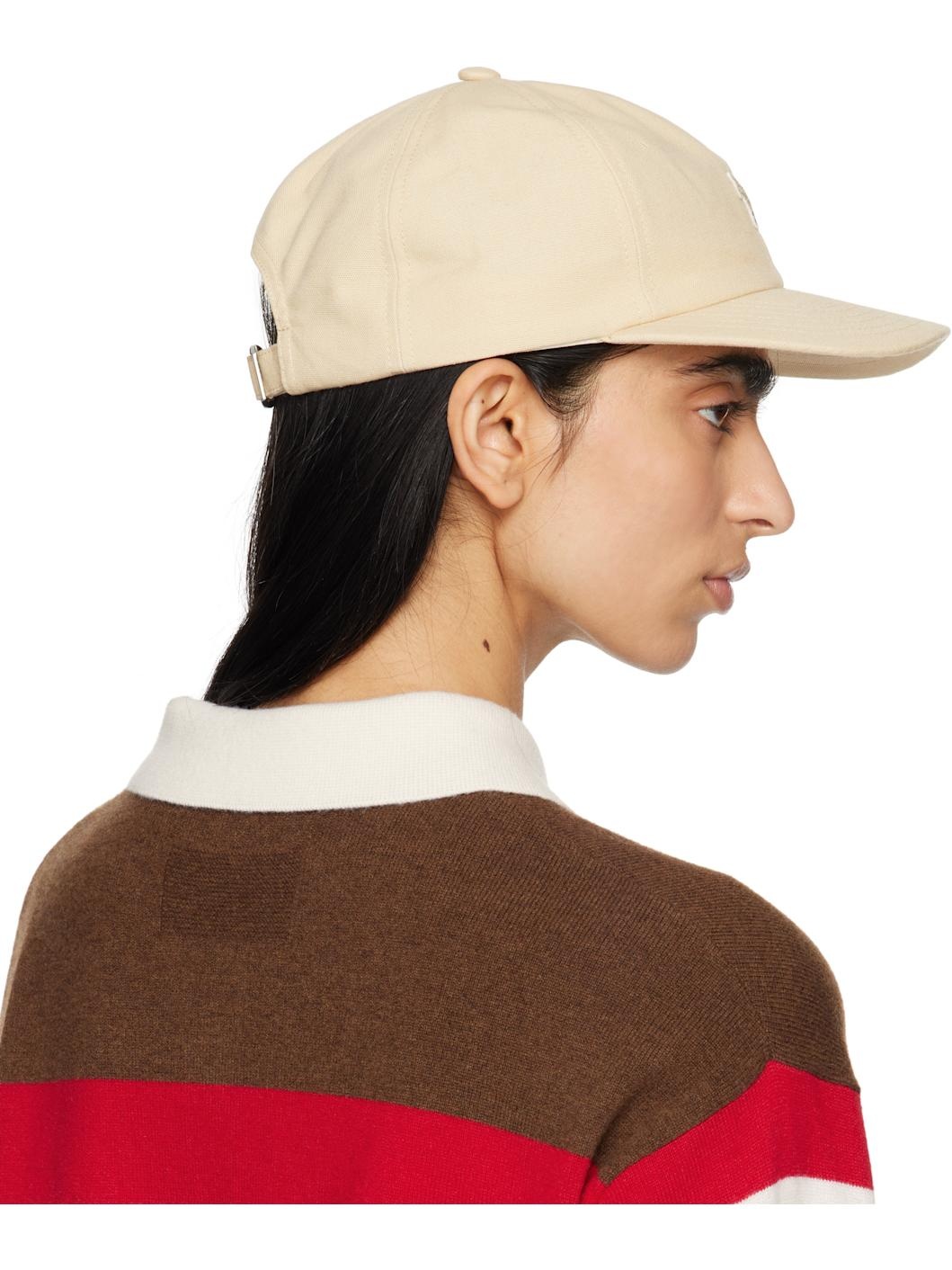Beige Baby Fox Cap - 3
