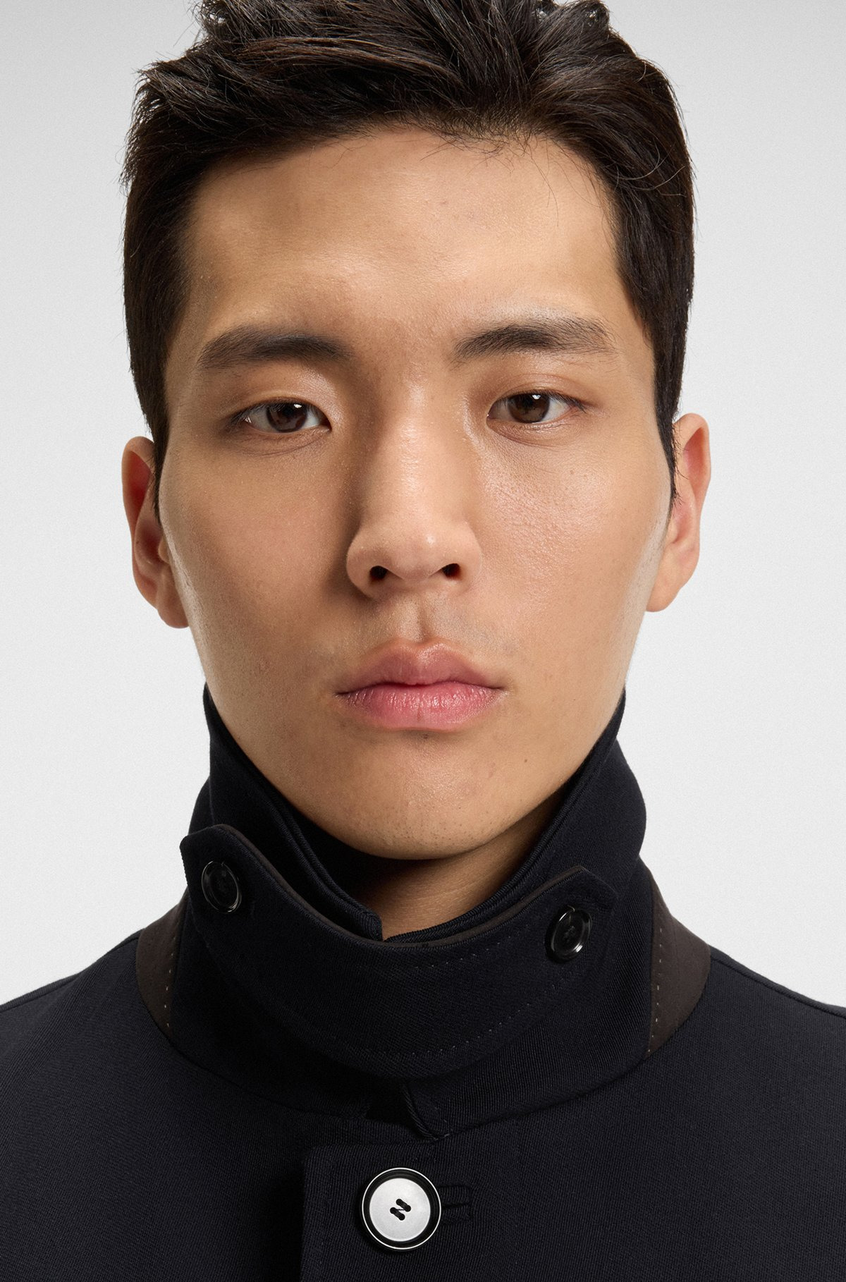 RELAXED-FIT WATER-REPELLENT COAT IN WOOL - 3