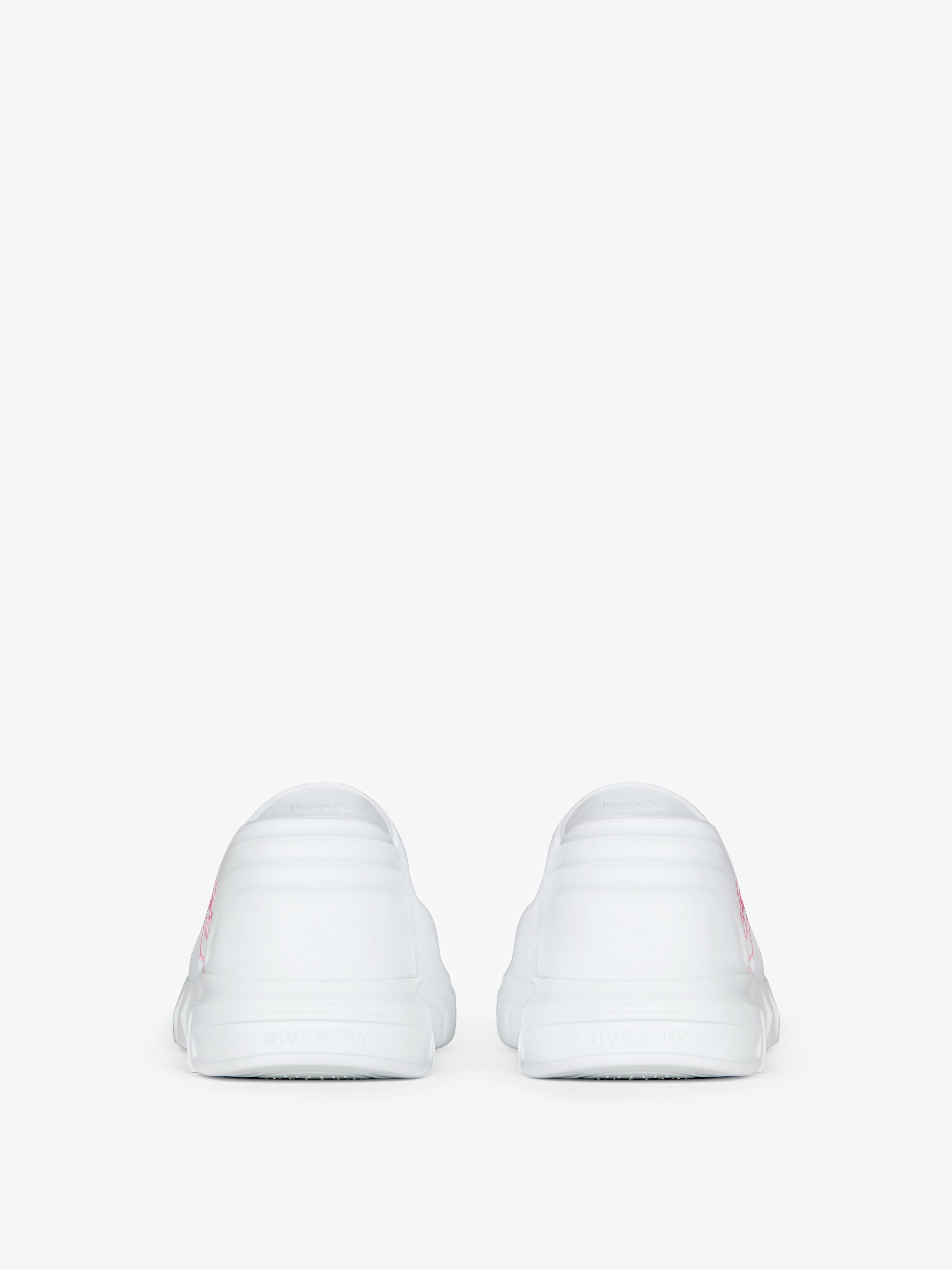 MARSHMALLOW WEDGE SANDALS IN RUBBER WITH GIVENCHY LOVE PRINT - 7
