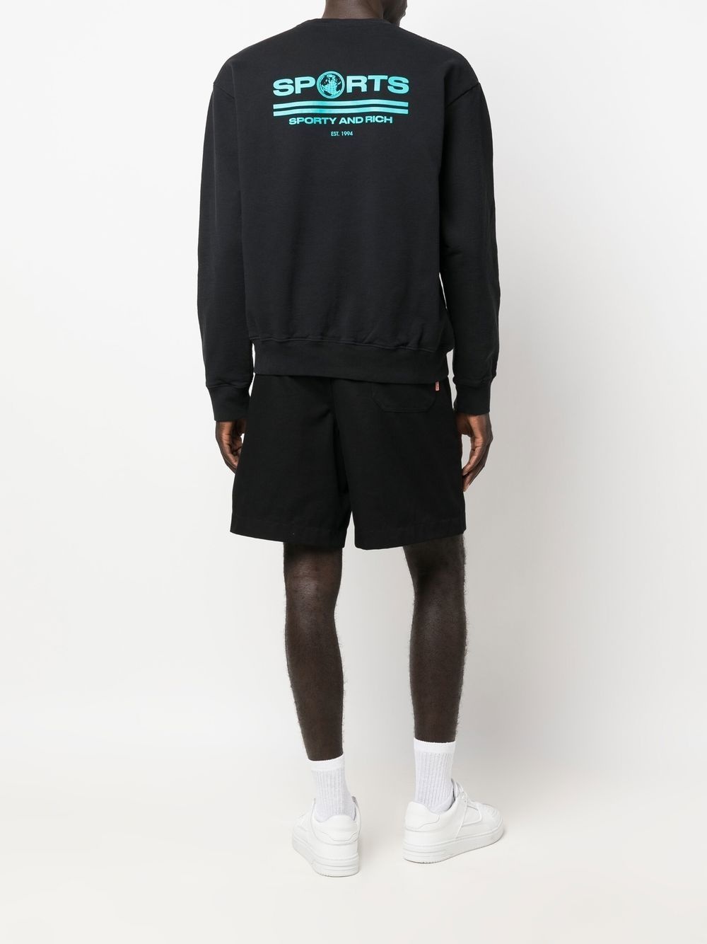 logo-print long-sleeve sweatshirt - 2