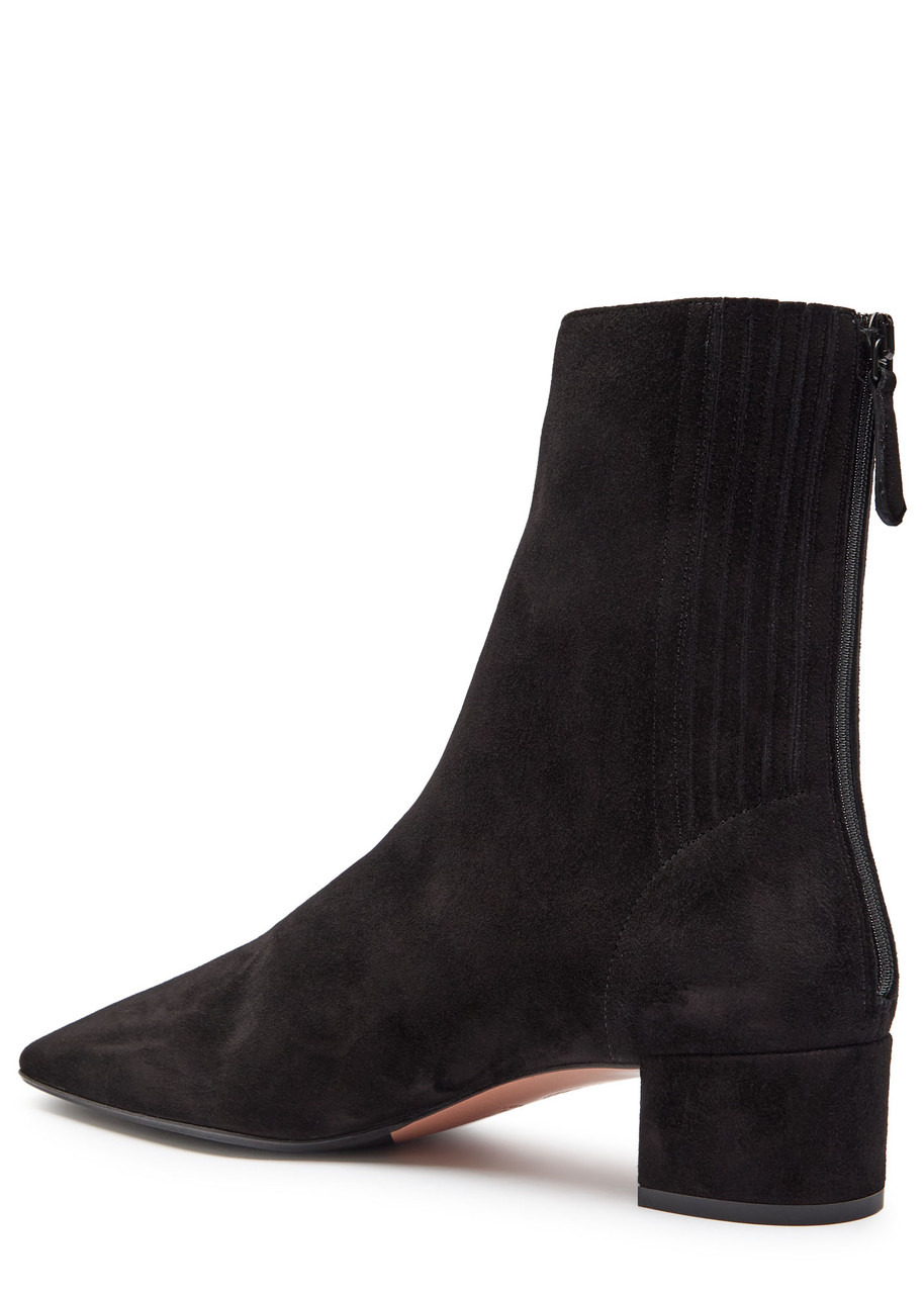 Aquazzura Saint Honore 35 Suede Ankle Boots - 2