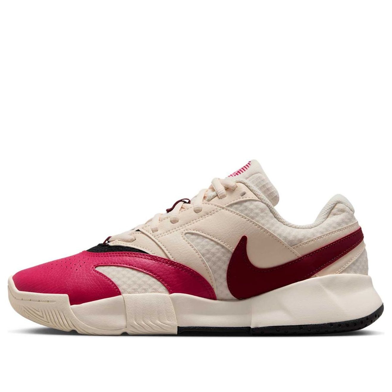 (WMNS) Nike Court Lite 4 'Pale Ivory Sail Black Team Red' FD6575-103 - 1