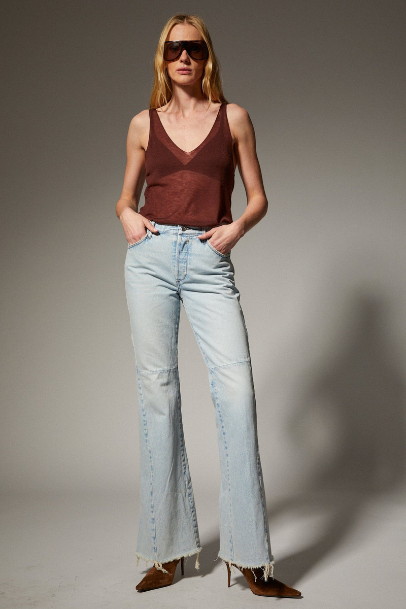 SPRWMN FARAH PATCH FLARE DENIM outlook