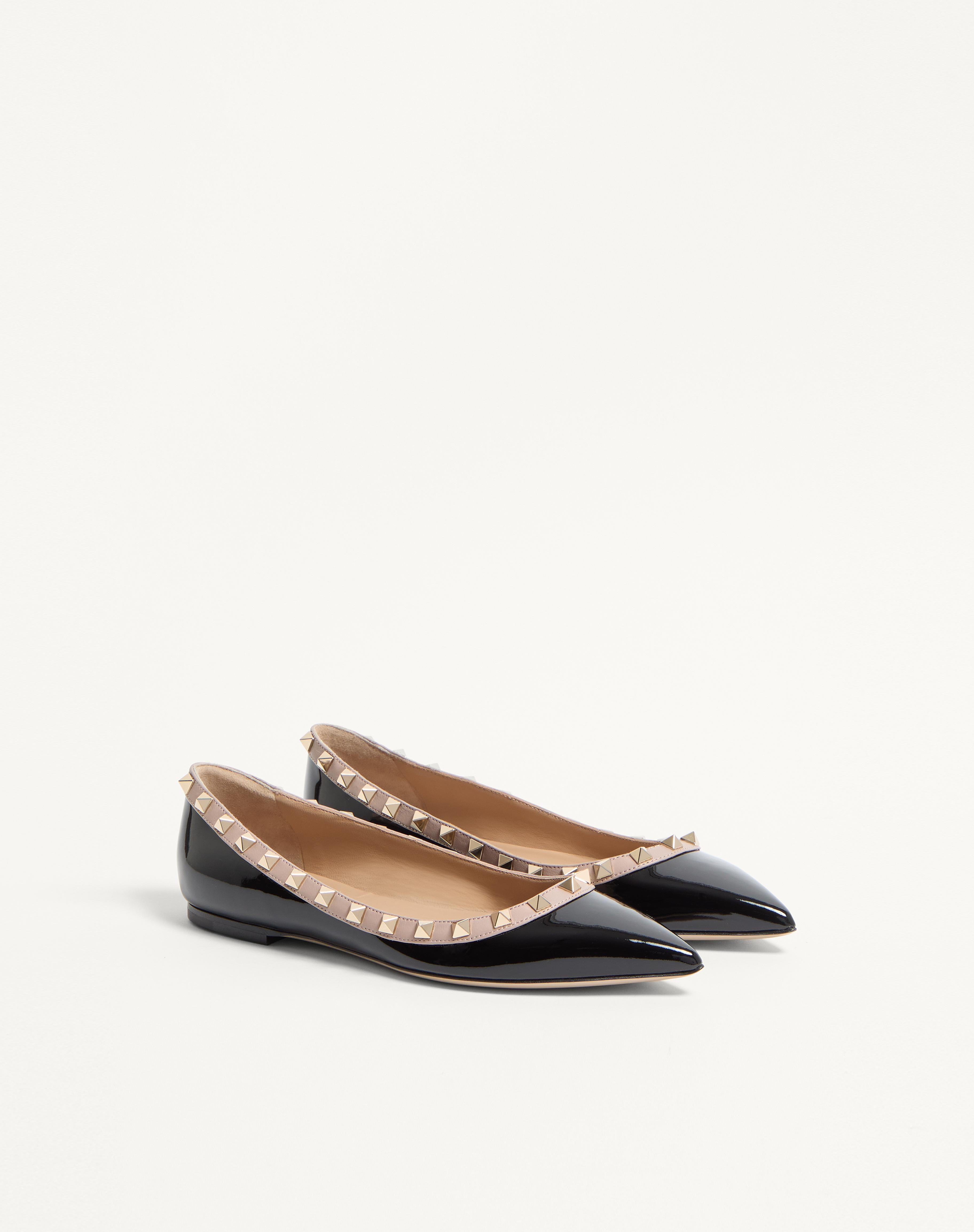 PATENT ROCKSTUD BALLET FLAT - 3
