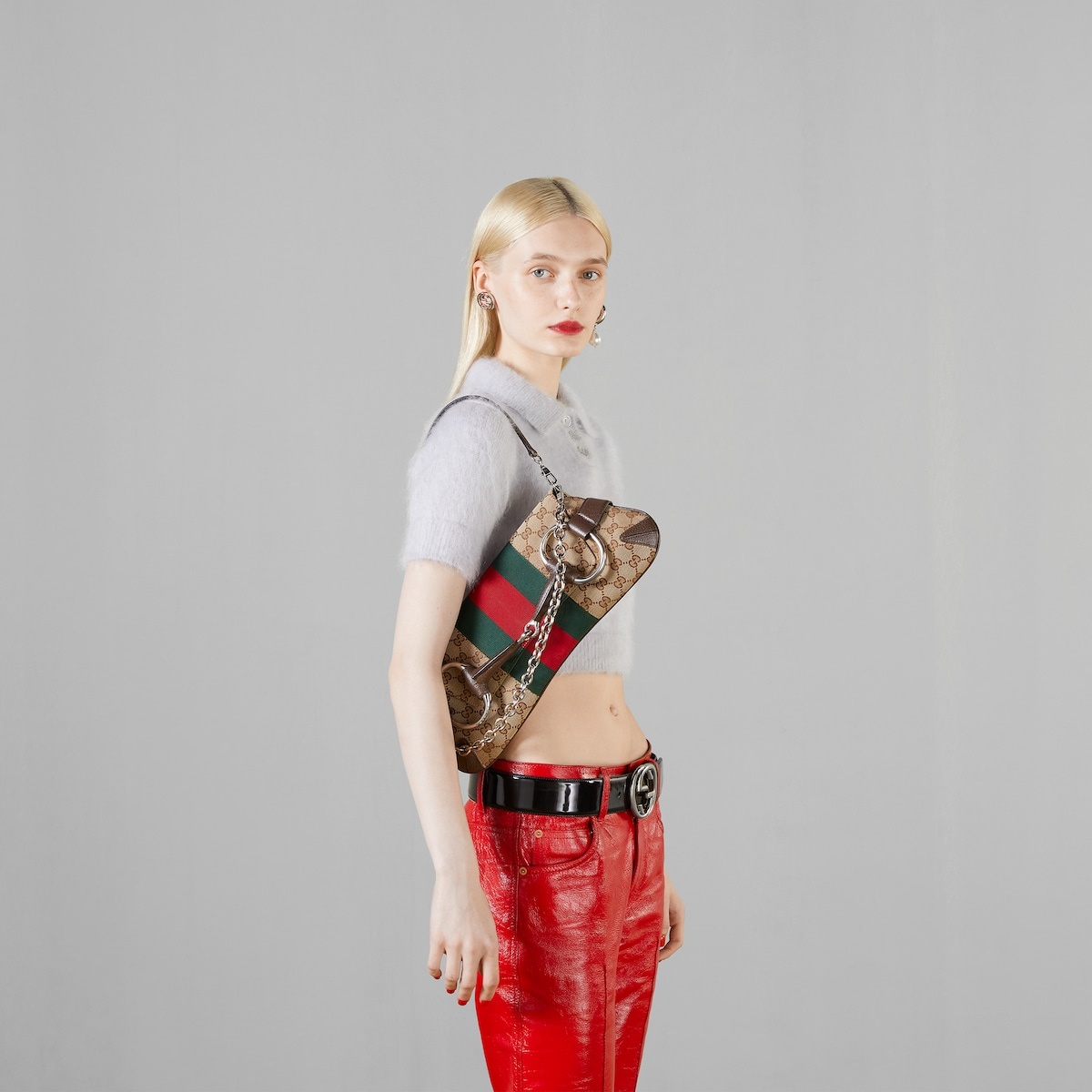 Gucci Horsebit Chain medium shoulder bag - 3