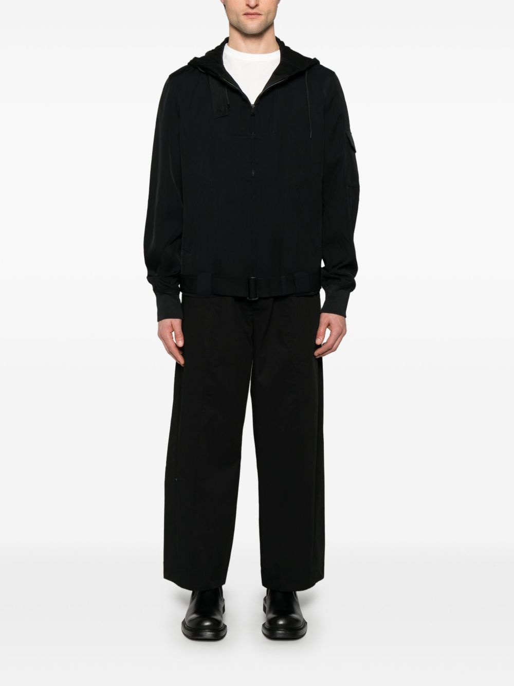 twill hooded jacket - 3