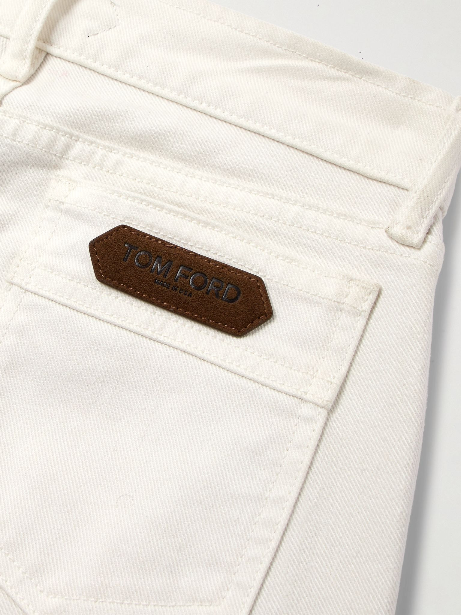 Mid-rise flared denim jeans White - 6