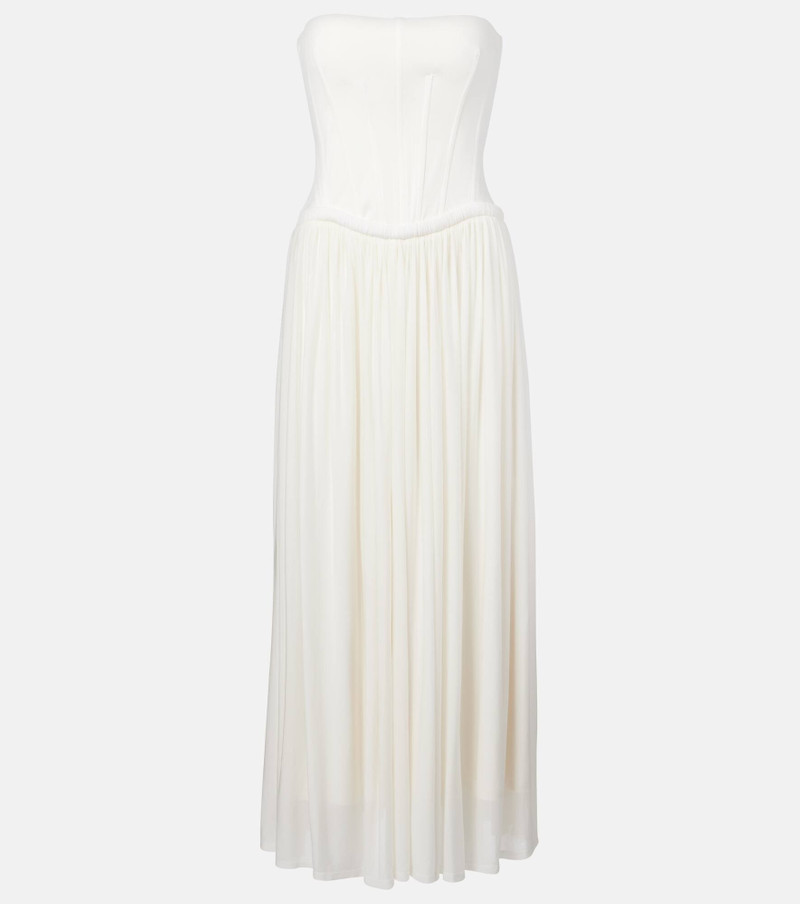 Adalys gathered corset dress - 1