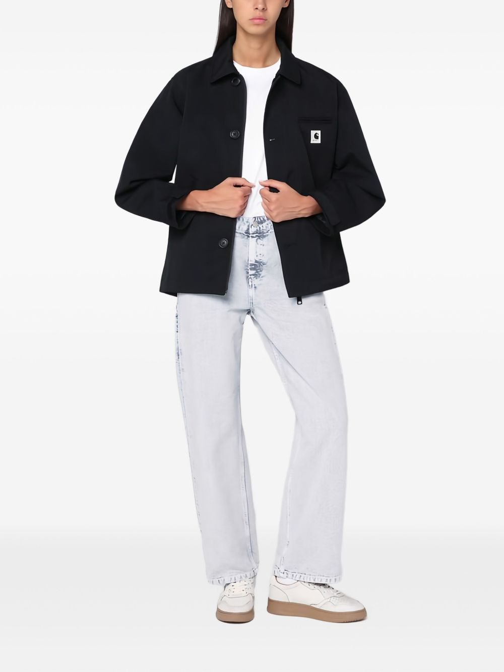 button-fastening jacket - 2