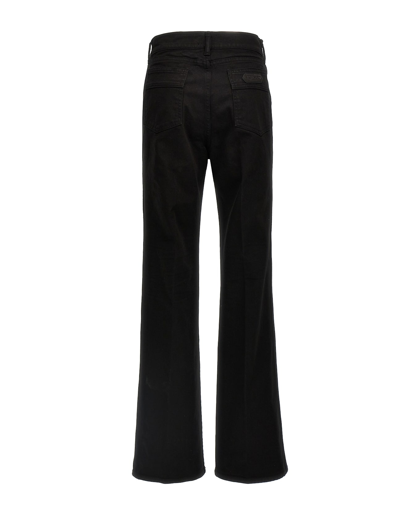'stretch Twill Denim Wide Flare' Jeans - 2