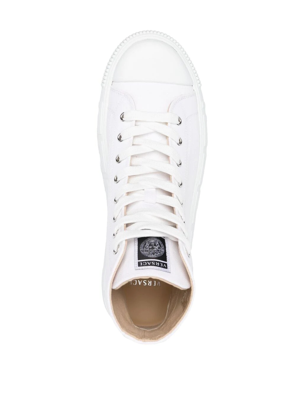 logo-patch high-top sneakers - 4