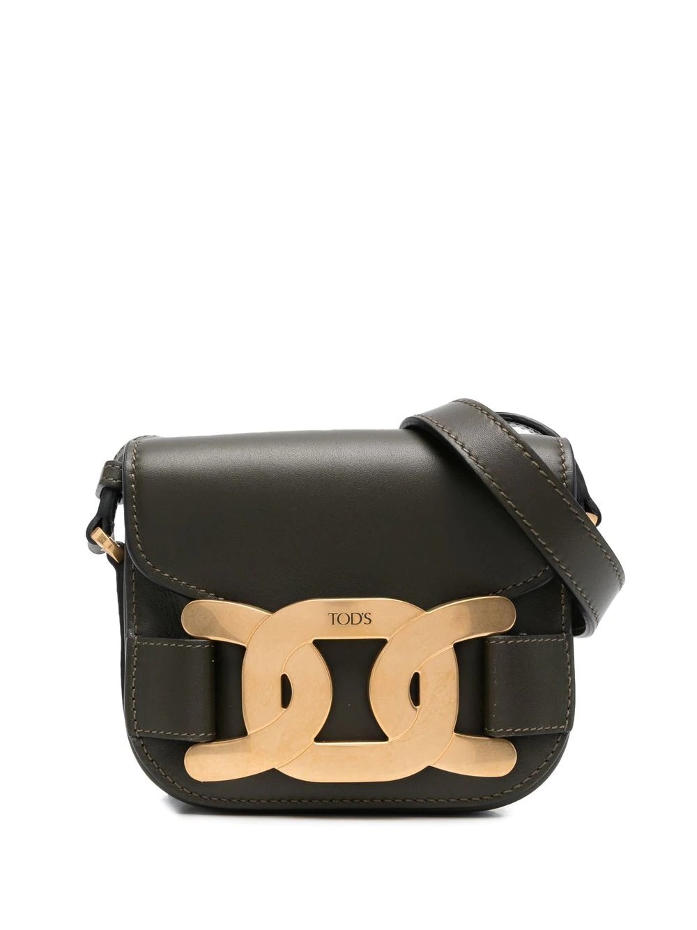 Kate logo-plaque crossbody bag - 1