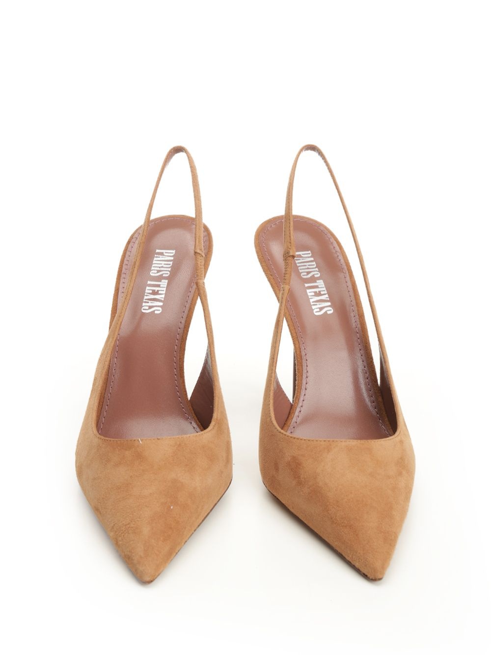 Lidia Slingback Suede Pumps Brown - 5