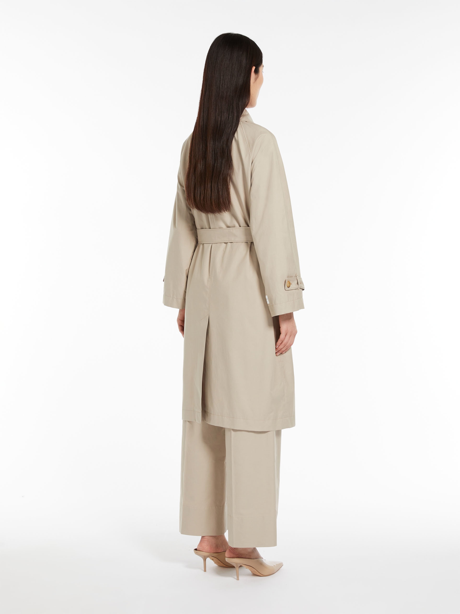 FTRENCH Single-breasted trench coat in water-resistant twill - 4