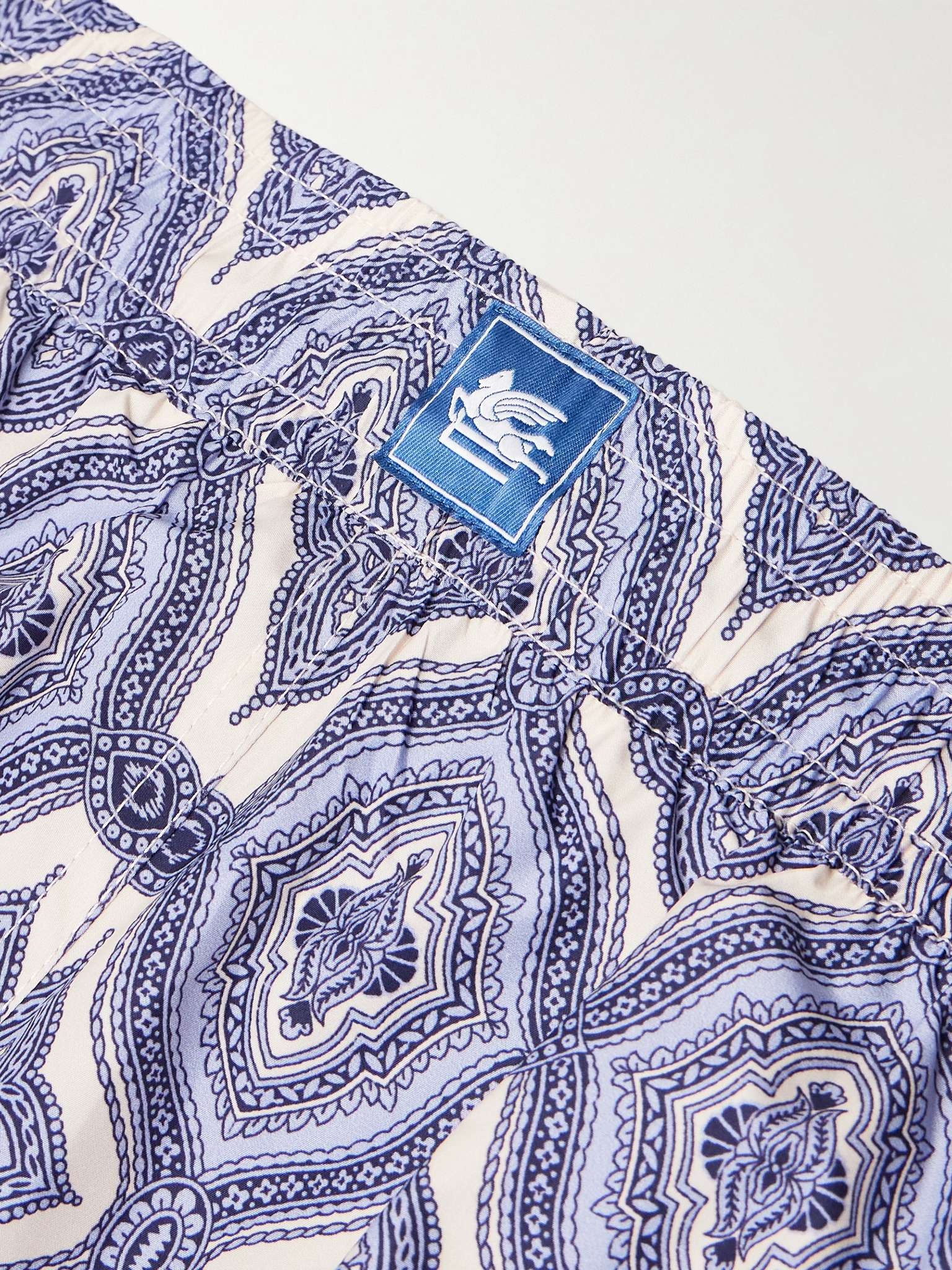 Straight-Leg Mid-Length Paisley-Print Swim Shorts - 4
