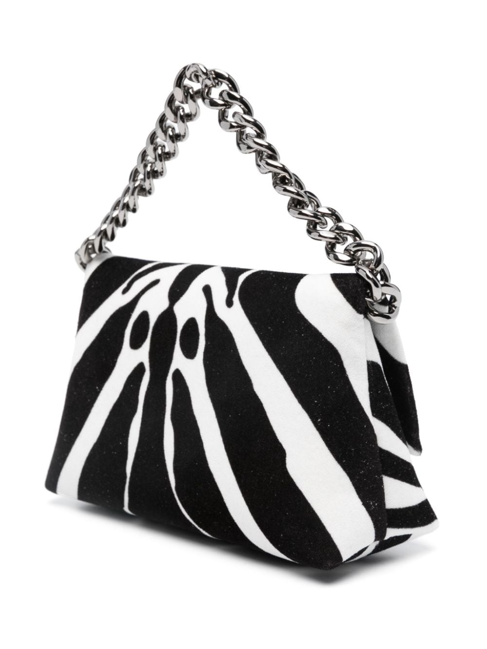 zebra-print shoulder bag - 3