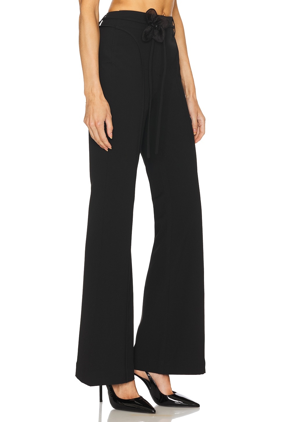 High Waisted Rose Pants - 2