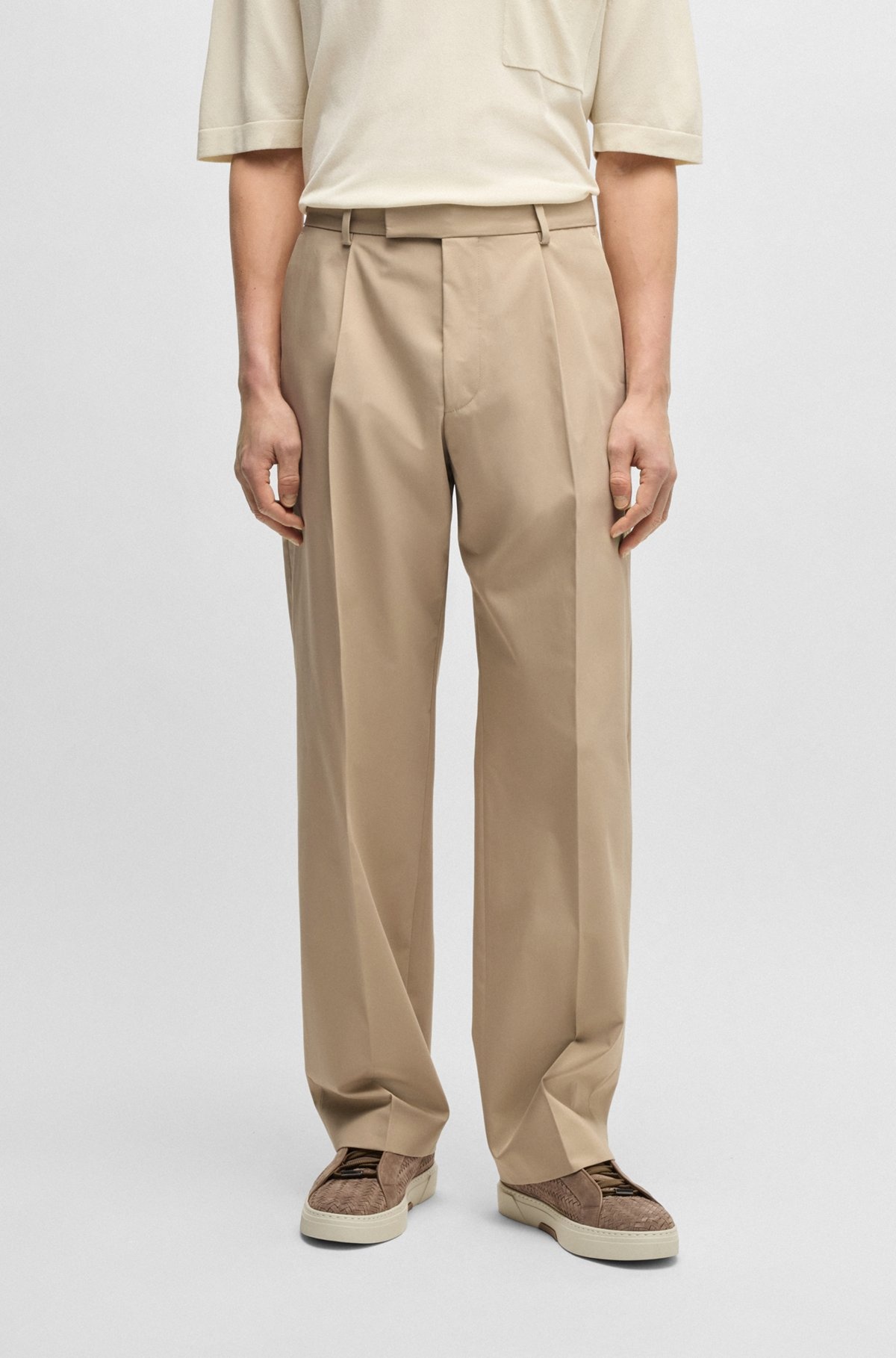 BOSS X SHOHEI OHTANI TROUSERS IN WATER-REPELLENT COTTON TWILL - 2