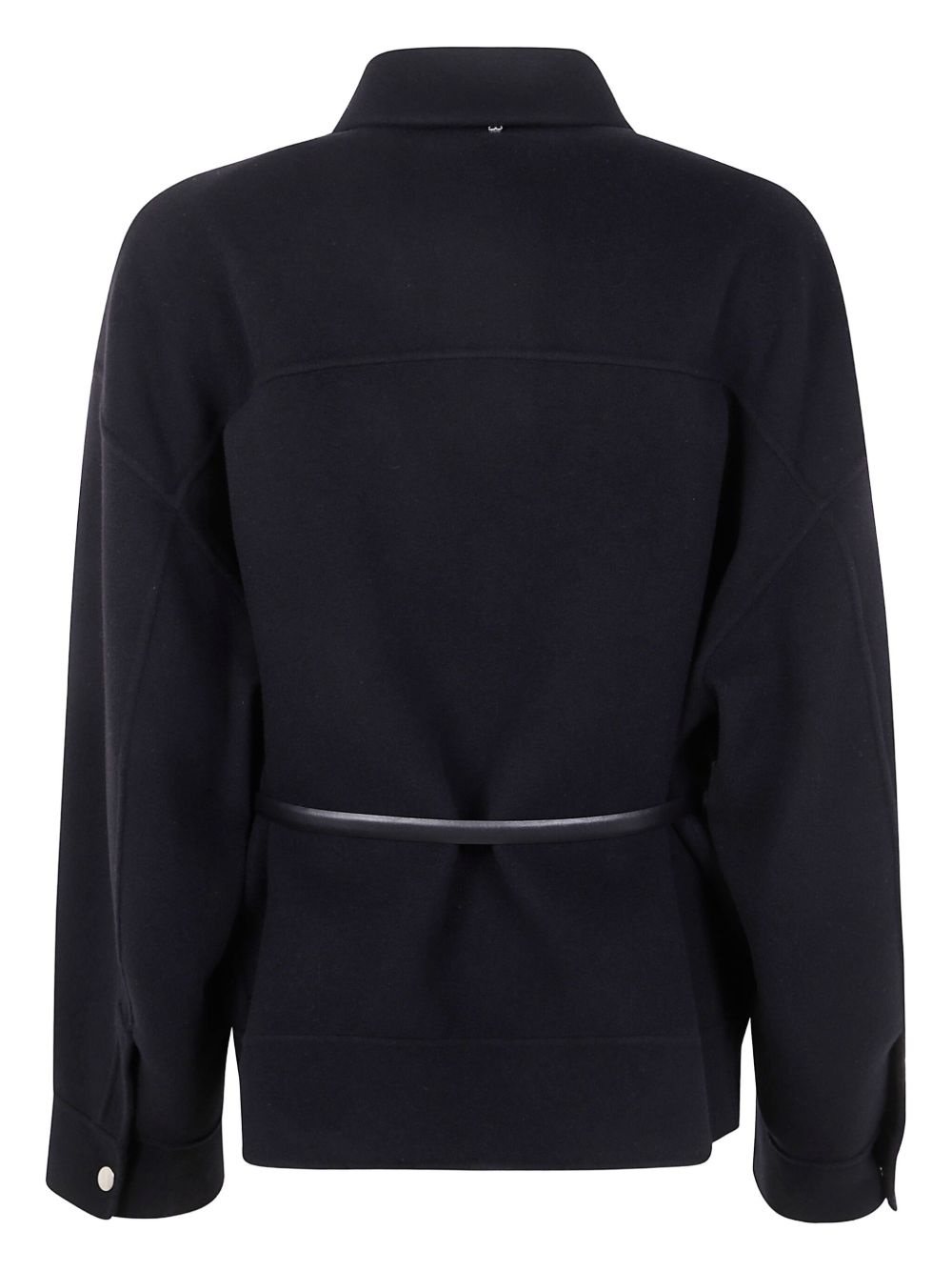 belted wool jacket - 2