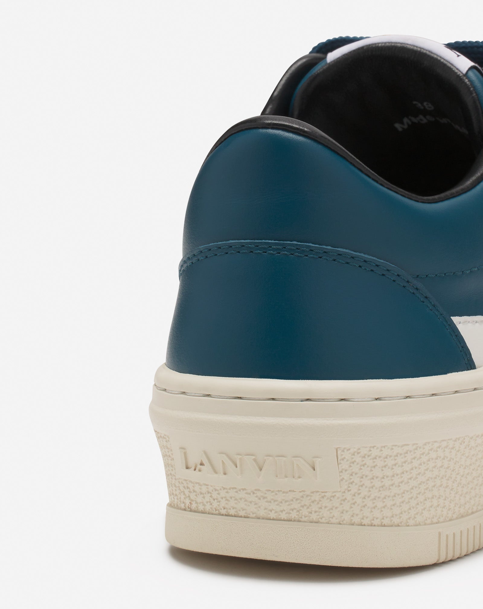 LANVIN CASH LEATHER SNEAKERS - 5