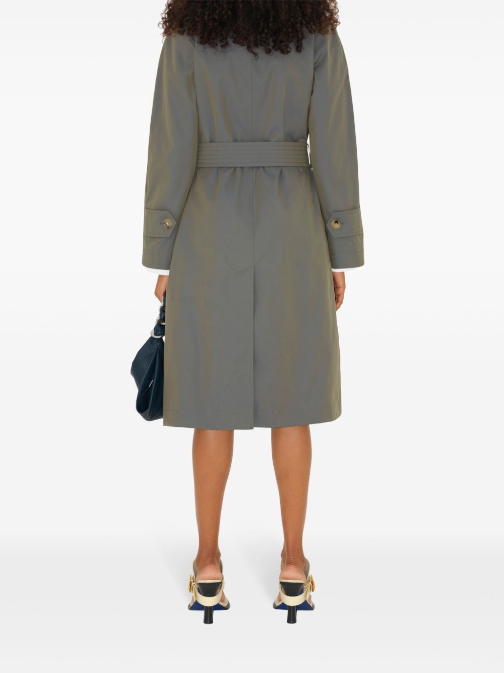 long cotton car coat - 4