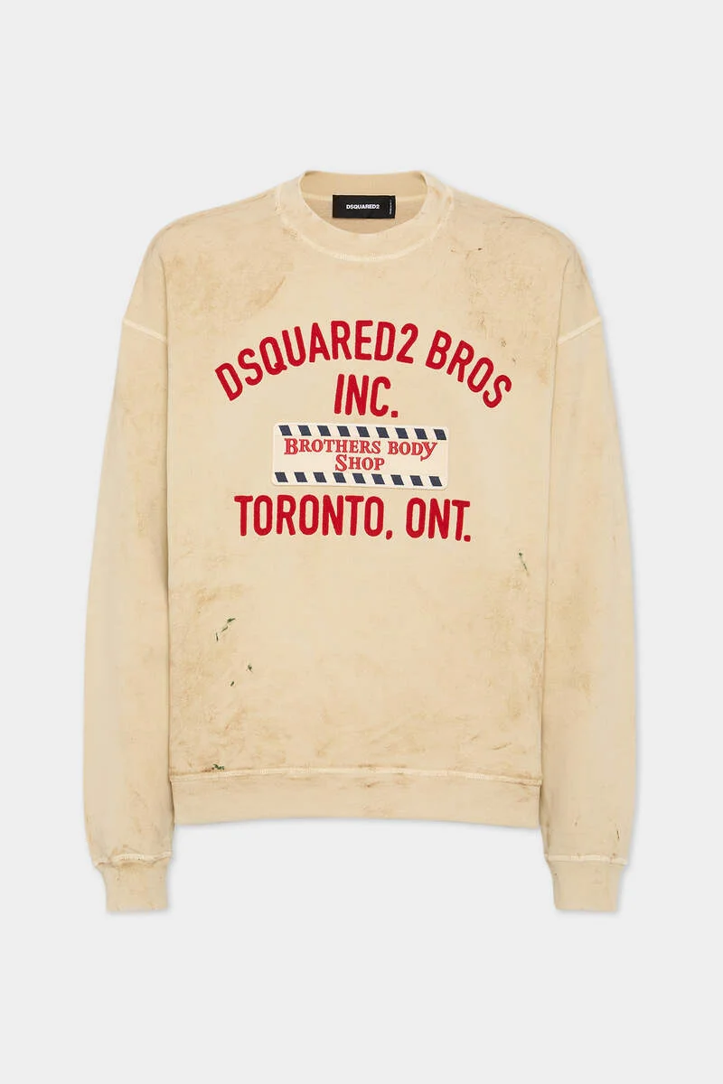 RELAX FIT DIRTY CREWNECK - 1