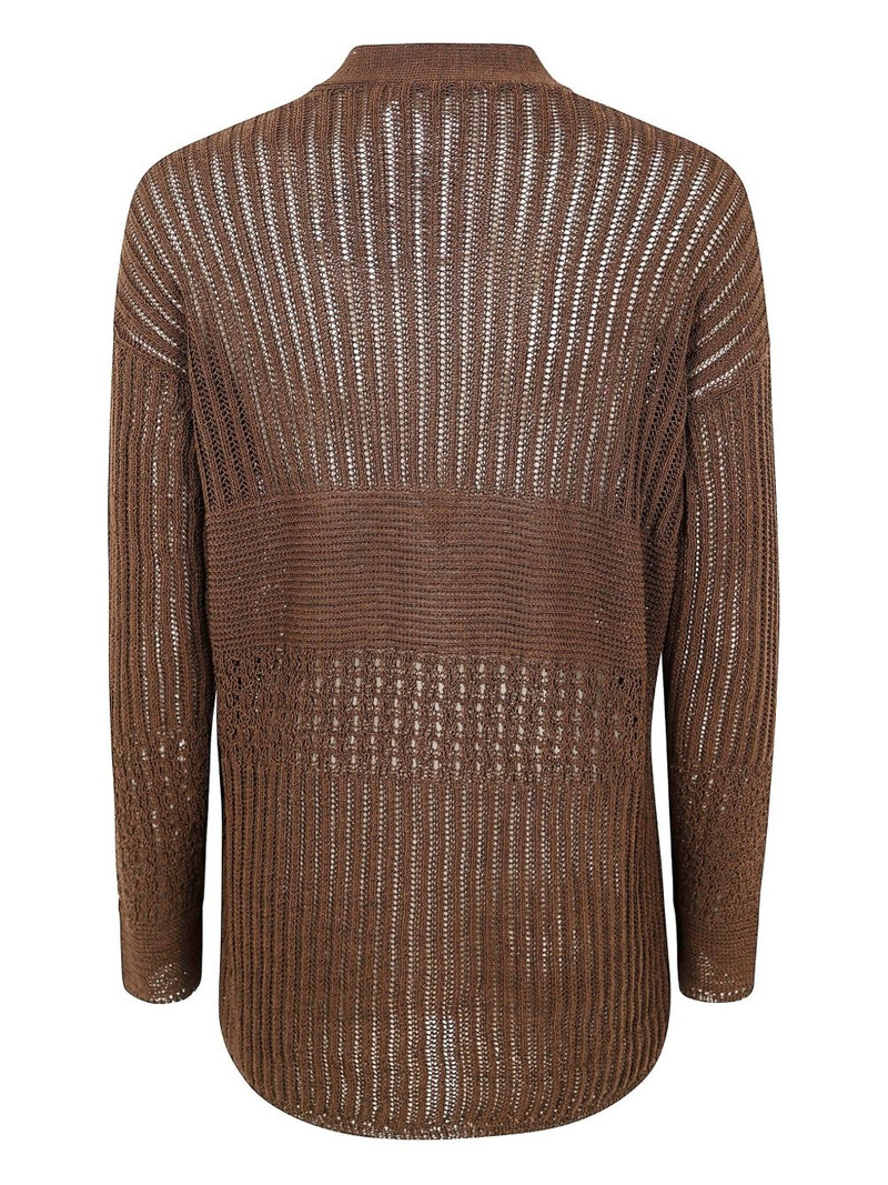 Max Mara open-knit cardigan outlook