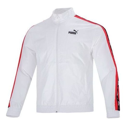 Puma Blocking Tape Woven Jacket 'White' 536780-02 - 1